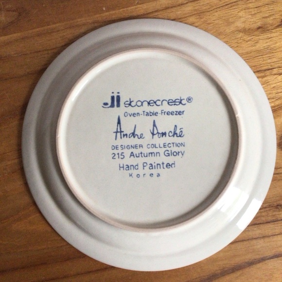 Vintage Stonecrest Autumn Glory Bread and Butter Plates - Set of 4 - Picture 8 of 12